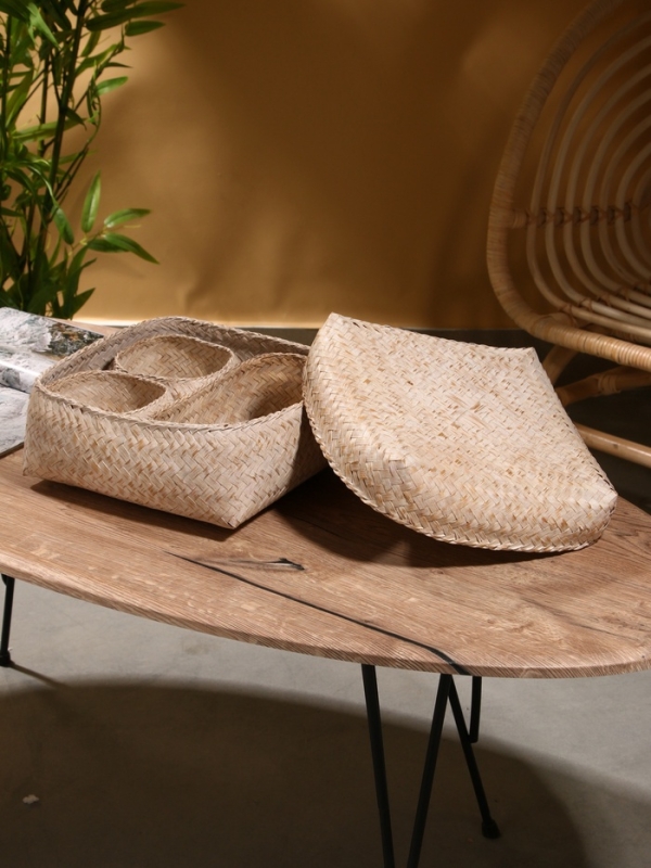 Набор плетеных корзин "Энди" 28.5х28.5х18.5 см