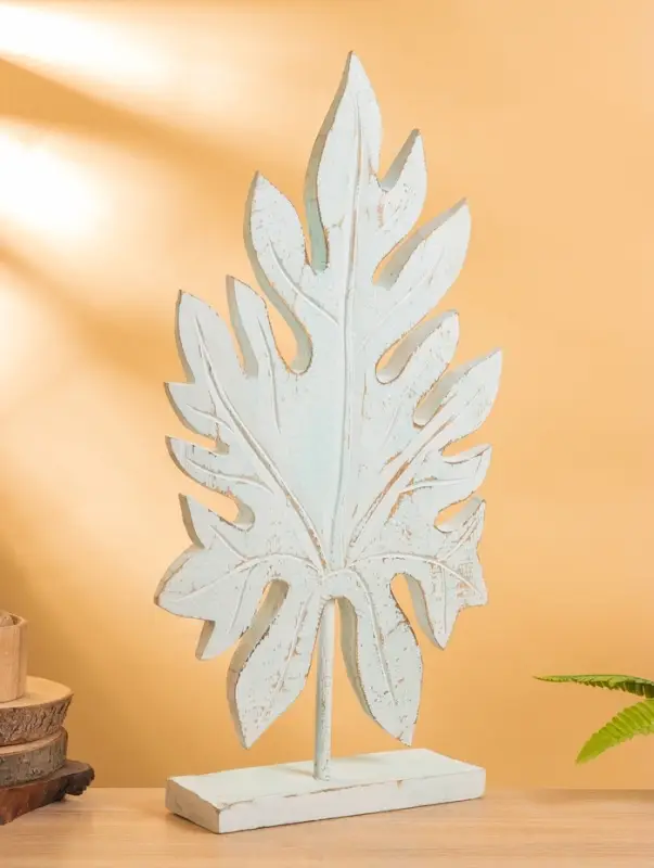 Сувенир на подставке &laquo;Лист&raquo;, 29&times;8&times;57 см, дерево