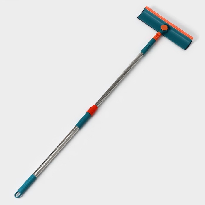 Щётка для окон Raccoon, телескопическая ручка 68(102) см, насадка из микрофибры 28&times;7 см, цвет МИКС