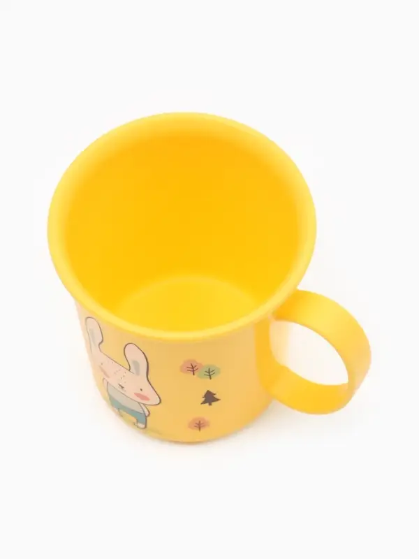 Кружка детская с декорм 180мл., цвет Желтый
