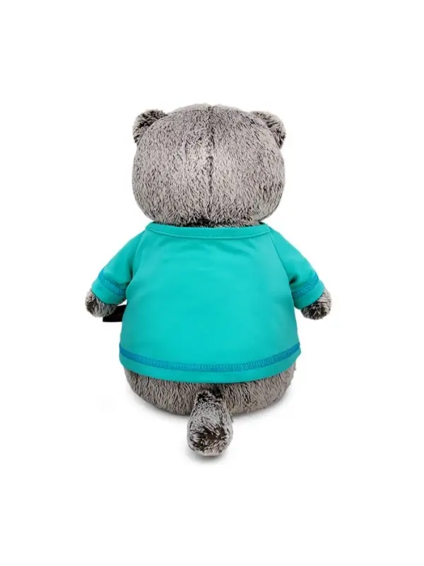 Мягкая игрушка "Кот Басик в лонгсливе с лошадкой", 22 см Ks22-295