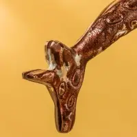 Подсвечник "Жираф" алюминий 26х11х17 см