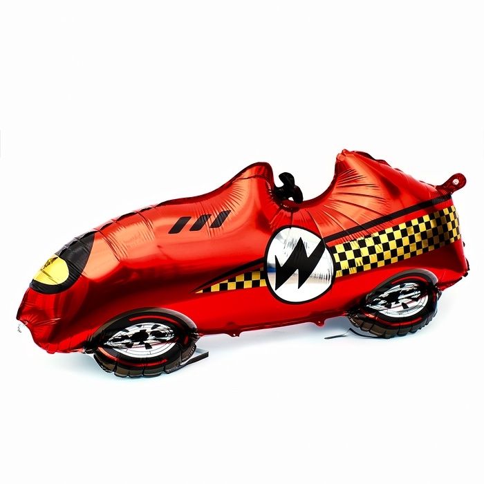 Воздушный шар фольгированный детский 55" &laquo;Гоночная машинка&raquo;, фигура