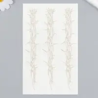 Переводная тату на тело синяя &laquo;Ветви с шипами&raquo;, 18&times;11 см