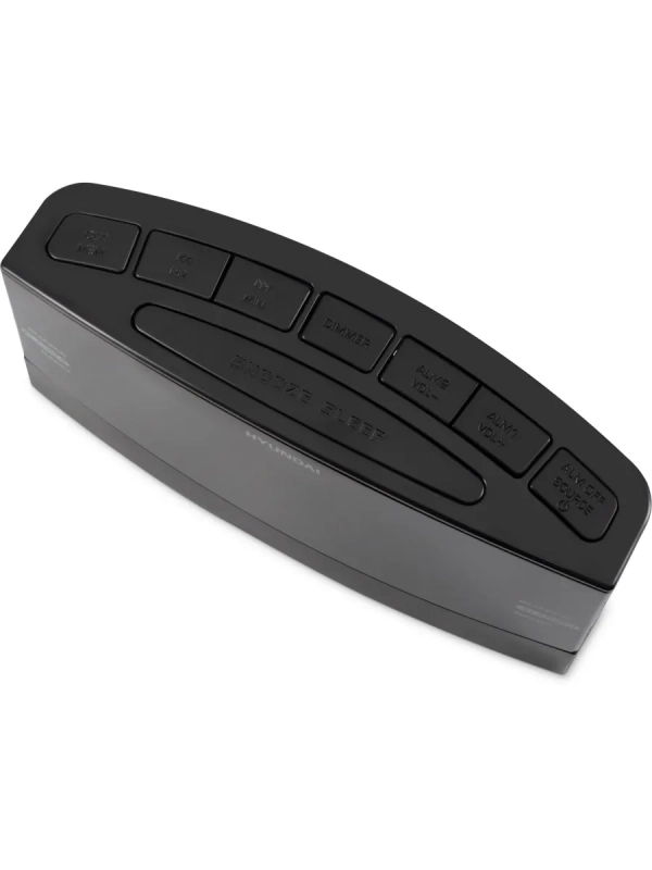 Радиобудильник H-RCL238 черный LCD подсв зеленая часы цифров