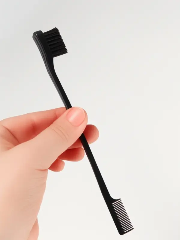 Расчёска - щётка для укладки волос, 17&times;2 см, чёрная