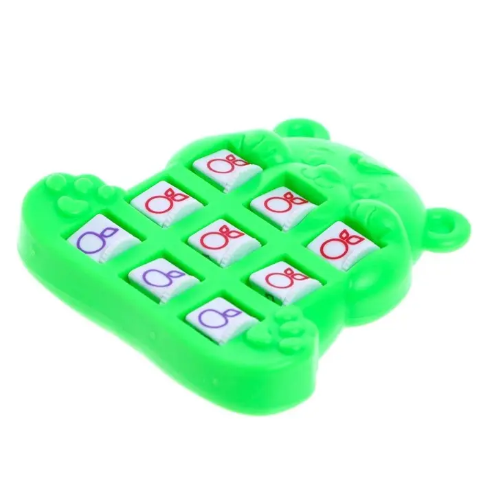 Настольная игра для детей на логику &laquo;Крестики-нолики. Мишка&raquo;, цвет МИКС, 2 игрока, 5+