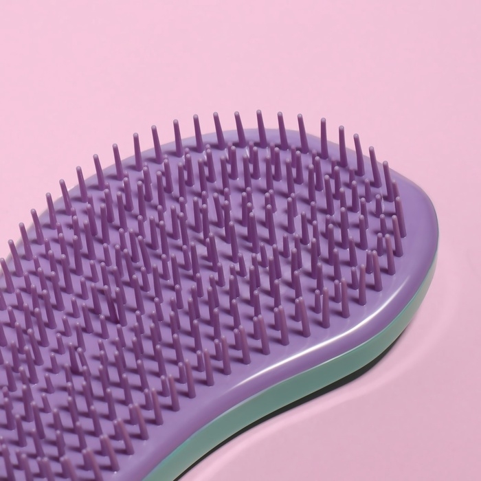 Расчёска массажная, 5,5 &times; 15 см, PVC коробка, цвет МИКС