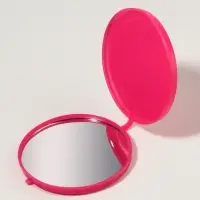 Зеркало складное &laquo;Цветы&raquo;, d=6 см, МИКС