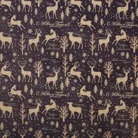 Бумага упаковочная крафтовая &laquo;Зимняя сказка&raquo;, 50 х 70 см