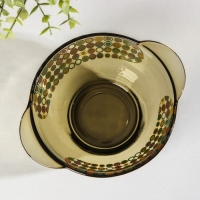 Бульонница &laquo;Дымка. Кружочки&raquo; 510 мл, d=13,5 см, цвет коричневый