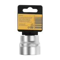 Головка торцевая шестигранная ТУНДРА, под квадрат 1/2", 32 мм, CrV