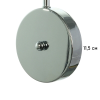 Бра &laquo;Лестер&raquo; 1х40Вт Е27 серебро 13х17,5х42см