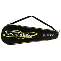 Ракетки для бадминтона ONLYTOP, алюминий, набор 2 шт., в чехле, цвет синий/белый