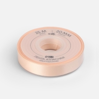 Лента атласная двухсторонняя №112 20мм*25&plusmn;1м айвори TR