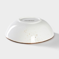 Салатник фарфоровый Magistro &laquo;Церера&raquo;, 440 мл, 15,5&times;13,4 см, цвет белый