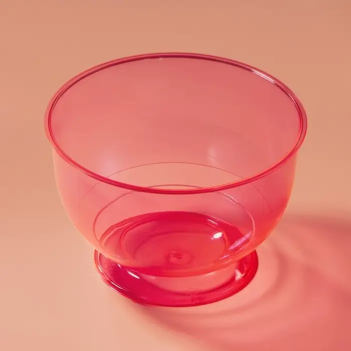 Креманка пластиковая одноразовая &laquo;Кристалл&raquo;, 200 мл, красная