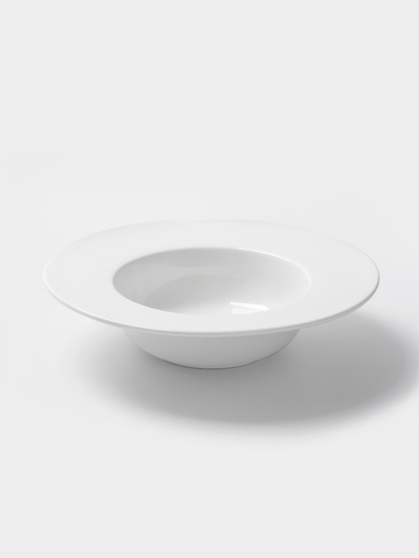 Тарелка для пасты Hanna Kn&ouml;vell, d=26.5 см, фарфор, белая