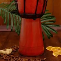 Сувенирный музыкальный инструмент барабан джембе "Классика" 30х15х15 см