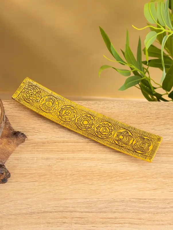 Подставка под благовония "Активация чакр" алюминий 25 см