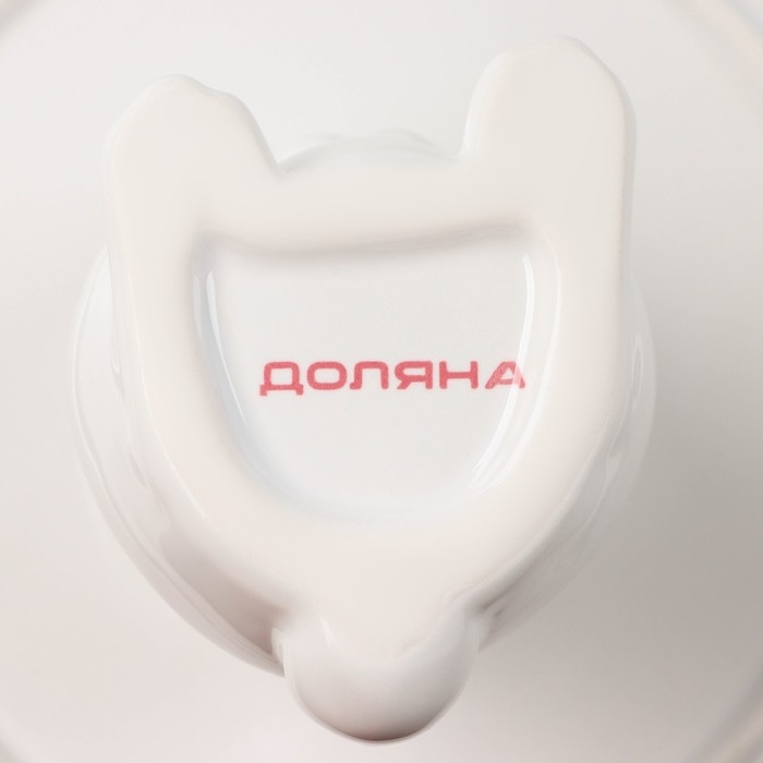 Блюдо для пирожных Доляна &laquo;Кролл&raquo;, 18&times;18 см, цвет белый