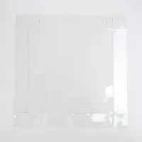 Коробка для кондитерских изделий с пластиковой крышкой &laquo;С Новым годом&raquo;, 15 х 15 х 3 см