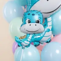 Воздушный шар фольгированный 15" &laquo;Динозаврик мальчик&raquo;, 5 шт.