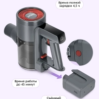 Вертикальный пылесос для дома КТ-5539 - 450 Вт