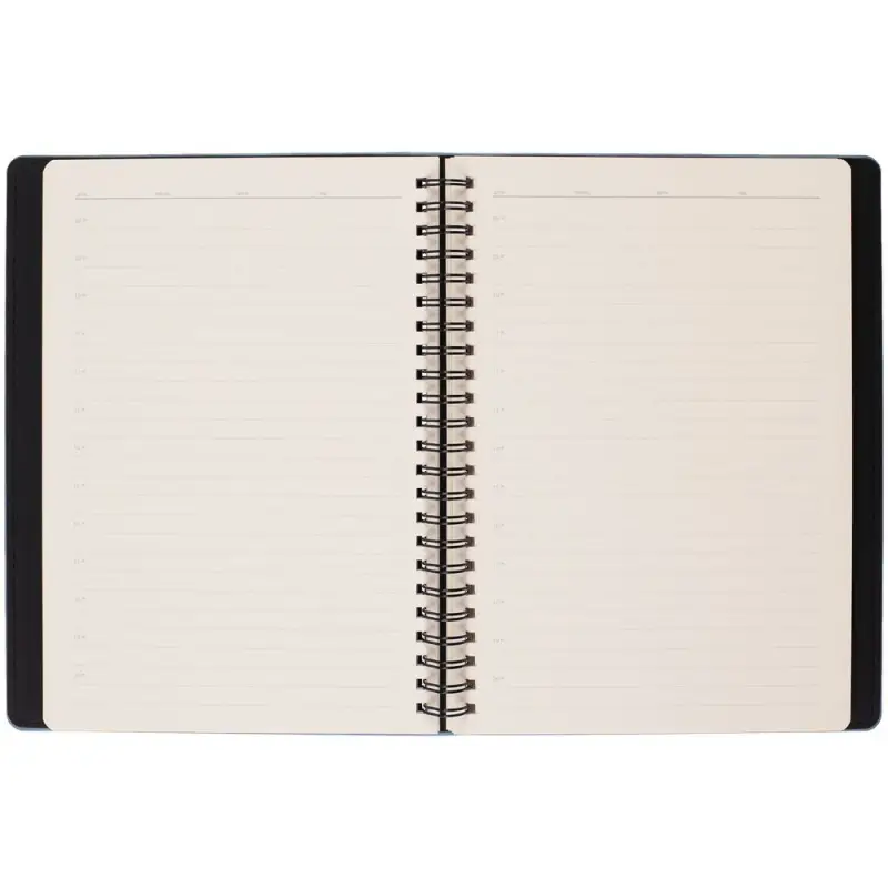 Ежедневник Spring Urban на заказ, недатированный, голубой