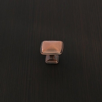 Ручка кнопка ТУНДРА РК112AC (MK112AC), медь, 8 шт