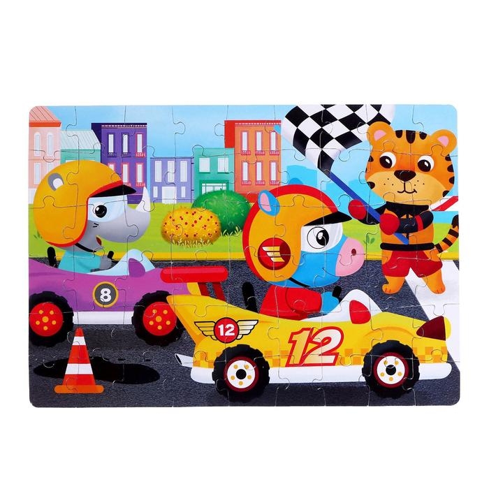 Пазл в шаре &laquo;Гонки&raquo;, 54 элемента