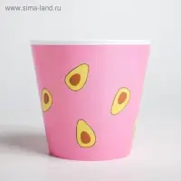 Набор кашпо для цветов 3 в 1 &laquo;Фрукты&raquo;, 0,8 л, 11 х 12 см