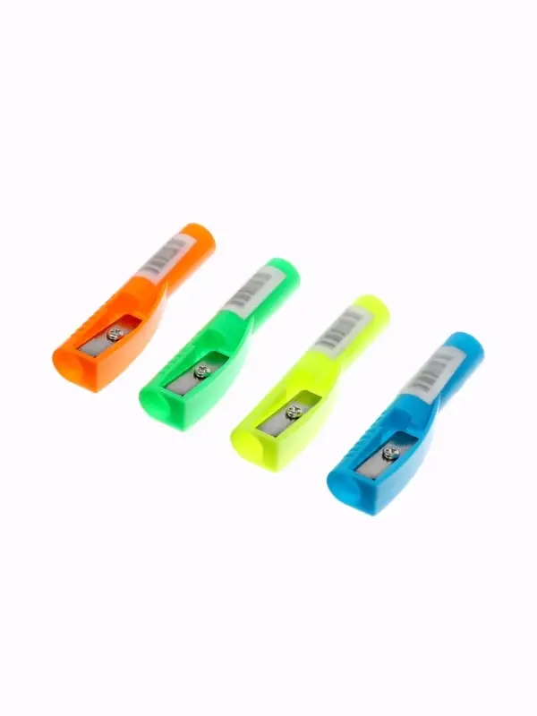 Набор точилок, 5 штук, колпачок на карандаш, МИКС