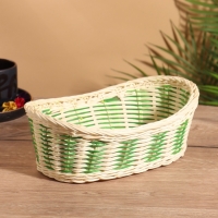 Корзина плетеная 28x19x10 см, ротанг