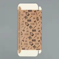 Коробка для шоколада, кондитерская упаковка For the best man, 17 х 8.5 х 1.5 см
