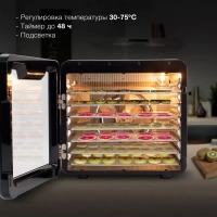 Сушка для фруктов и овощей HYFD-8802 14под. 600Вт