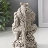 Фигура &laquo;Оборотень&raquo;, 12&times;7.5&times;7.5 см, серая