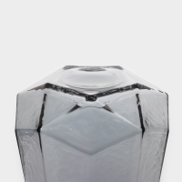 Набор стаканов стеклянных Magistro &laquo;Дарио&raquo;, 450 мл, 10&times;11,5 см, 6 шт, цвет графит