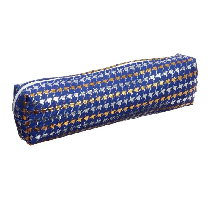 Пенал школьный на молнии Calligrata &laquo;Гусиные лапки&raquo;, 1 отделение, МИКС