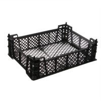 Ящик универсальный, пластиковый, 40&times;30&times;13 см, чёрный, УЦЕНКА