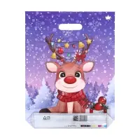 Пакет &laquo;Олененок&raquo;, полиэтиленовый с вырубной ручкой, 40&times;31 см