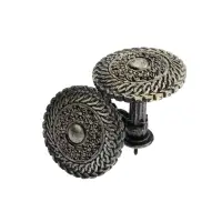 Крючок для штор CAPPIO KS030, d=95 мм, цвет черное золото, 2 шт