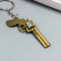 Брелок для ключей на кольце &laquo;Оружие револьвер&raquo;, металл