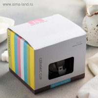 Кружка стеклянная с деревянной крышкой &laquo;Лама&raquo;, 300 мл, рисунок МИКС