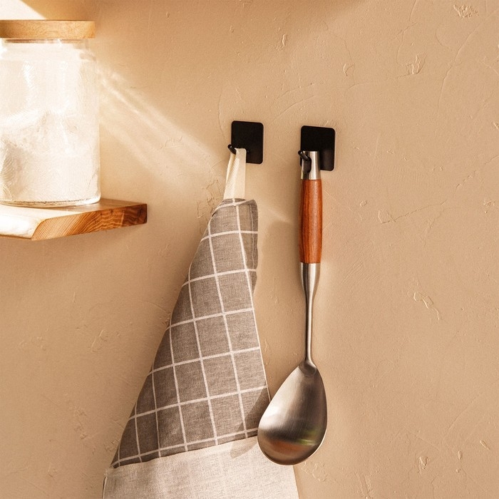 Ложка гарнирная из нержавеющей стали SL Home, &laquo;Рустик&raquo;, 33&times;8 см, цвет серебряный