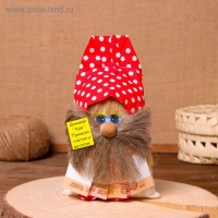 Оберег &laquo;Домовой с рублями&raquo;, микс