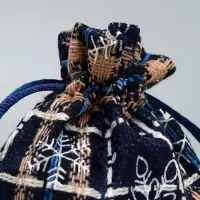 Мешочек подарочный холща &laquo;Снежный лес&raquo;, снежинки, 10 х 12 см +/- 1.5 см