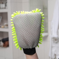 Варежка для уборки для сложных загрязнений Raccoon, 22&times;15 см, микрофибра букли двухсторонняя