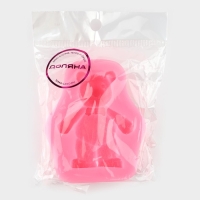 Молд Доляна &laquo;Мишка&raquo;, силикон, 8&times;6,5 см, цвет розовый