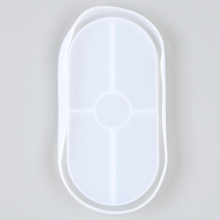 Форма силиконовая универсальная &laquo;Овал&raquo;, размер изделия 9,2 &times; 17,6 &times; 1,4 см